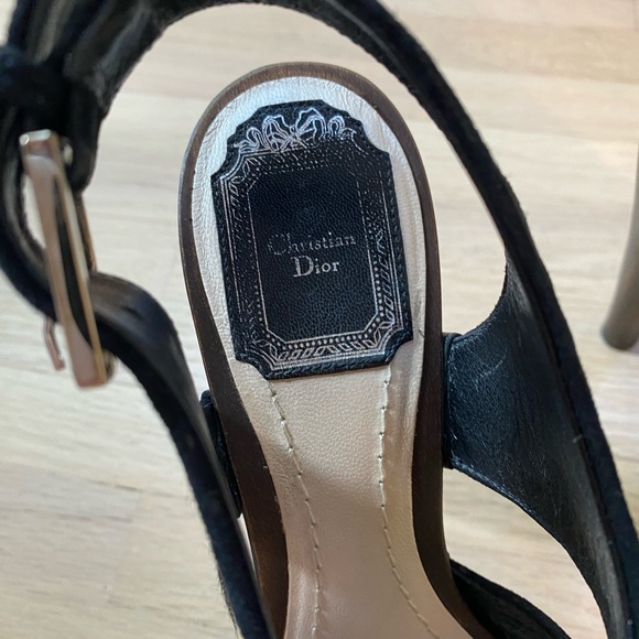 Dior leopard sandal heel size 6.5 great condition - Picture 7 of 7